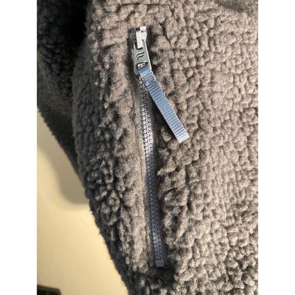 Fabletics women's gray sherpa jacket size L - Picture 3 of 10